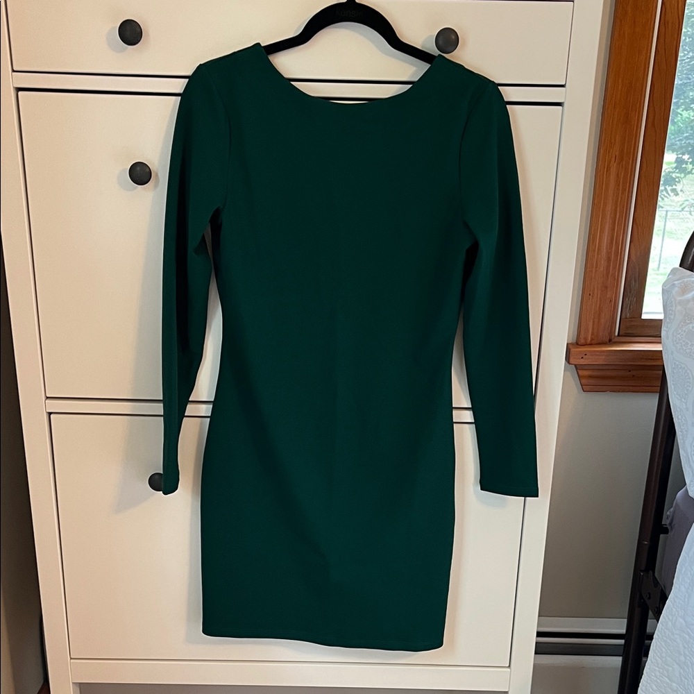 H&M Emerald Long Sleeve Dress